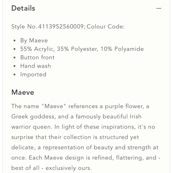 Anthropologie Sweater Cardigan 
NWT Size Small - Picture 6 of 9